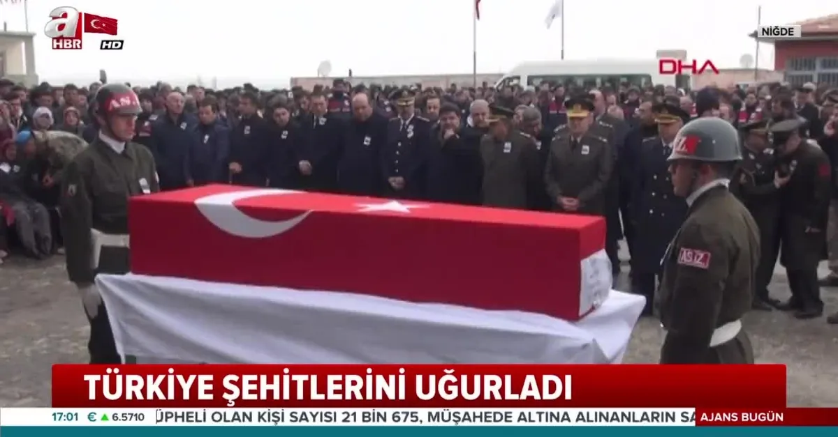 Türkiye İdlib şehitlerini sonsuzluğa uğurladı |Video