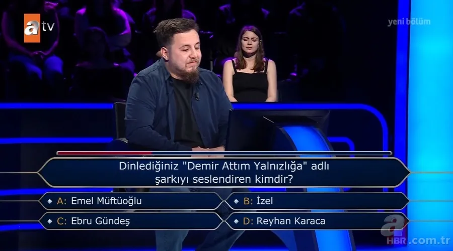 Milyoner'de 500 bin TL'lik soru ekrana kilitledi! Yaptığı ters köşeyle büyük riske girdi 14