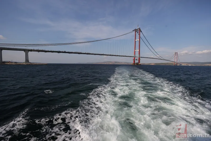 1915 Çanakkale Köprüsü için büyük gün: İlk adım atıldı! 318 metre yükseklikten görüntülendi 17