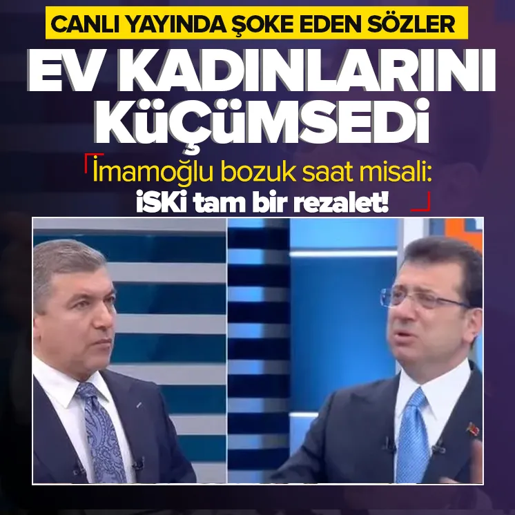 İmamoğlu: İSKİ tam bir rezalet...