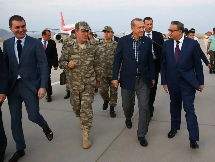 Cumhurbaşkanı Erdoğan, Silopi’de askerlerle birlikte iftar yaptı