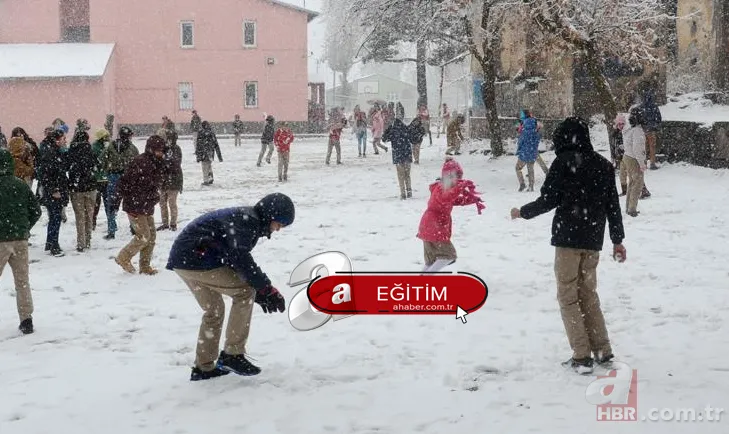 Bugün okul var mı? 20 Ocak Çarşamba hangi illerde okullar tatil edildi? Kar tatili olan iller son dakika açıklamaları 1