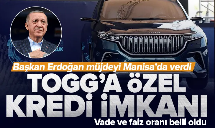 Togg’a özel kredi imkanı!