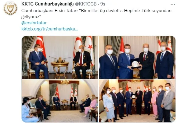 Son dakika: Azerbaycan Milli Meclisinden bir heyet ilk kez KKTC'de resmi temaslarda bulundu! Ersin Tatar: Bir millet üç devletiz! - 2