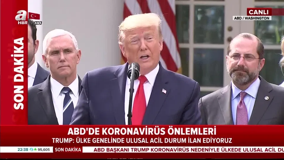 Trump ülke genelinde acil durum ilan etti