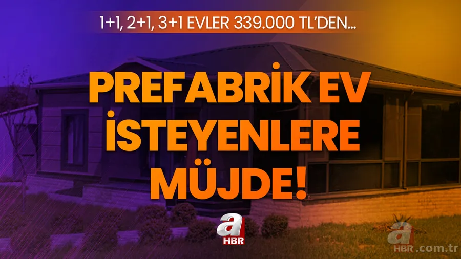 PREFABRİK EV FİYATLARI 2023 | Bütçeye uygun evler belli oldu! 2+1, 3+1, 55 m2, 59 m2, 79, 81 m2 odalar 339.000 TL'den... 1