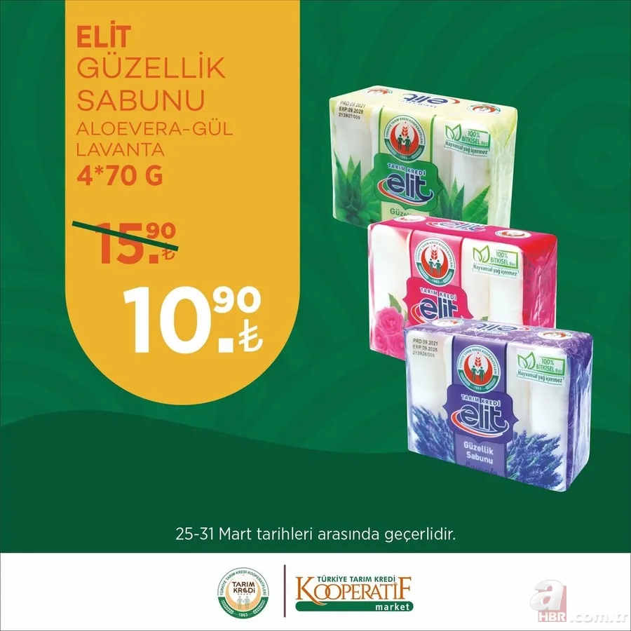 Tarım Kredi MARKET Mart İNDİRİMLERİNDE YOK YOK! Anne babalar dikkat! Bebek bezinde %12 düşüş! ÇAY 69.90, Hurma 16,90 TL! 16