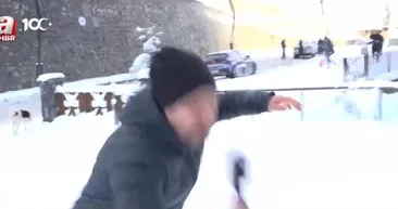 A Haber muhabiri Selman Kutlu’nun canlı yayında zor anları: Ayakta durmakta zorlanıyoruz