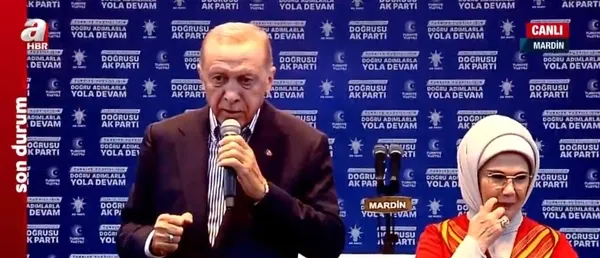 Başkan Recep Tayyip Erdoğan’dan AK Parti Mardin Mitingi’nde kritik açıklamalar: HDP'ye ülkemizi böldürtmeyeceğiz! - 2
