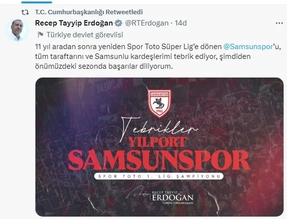 baskan-erdogandan-super-lige-yukselmeyi-garantileyen-samsunsporu-tebrik-etti-1681340241190.jpg Başkan Erdoğan'dan Süper Lig'e çıkan Samsunspor'a tebrik - 1