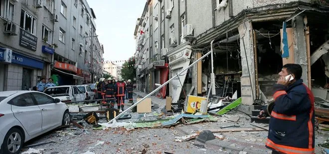 Bakırköy’de patlama: Ortalık savaş alanına döndü