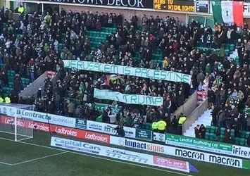 Celtic taraftarlarından Kudüs mesajı