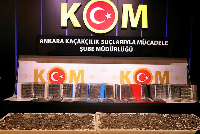 Başkent polisinden dev tarihi eser operasyonu