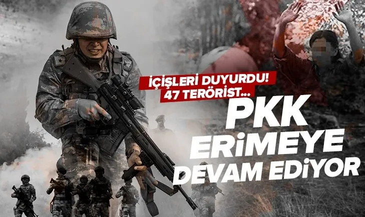 Terör örgütü PKK çözülmeye devam ediyor! 4 terörist daha güvenlik güçlerine teslim oldu