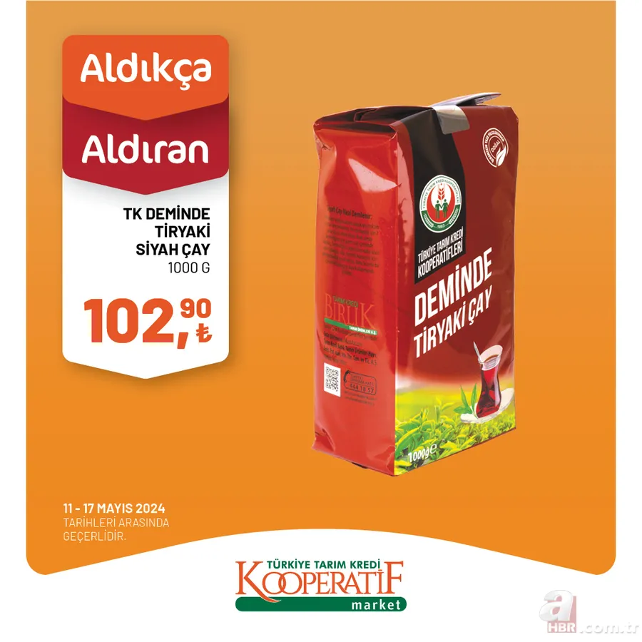 Tarım Kredi Market katalog indirimi bugün bitiyor! Dana Kıyma 147,60 TL, Beyaz Peynir 114,30 TL, Kaşar Peynir 219,00, Siyah Çay 102,90 TL’ye satılıyor 20