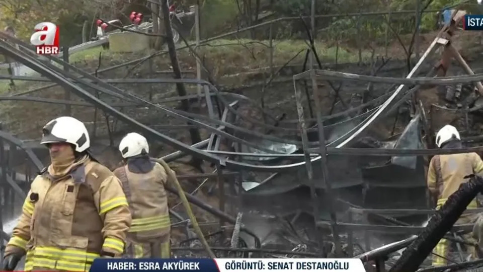 Emirgan’da yangın: A Haber olay yerinde