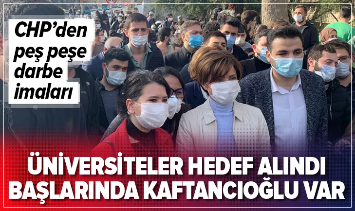 CHP üniversiteleri karıştırmaya çalışıyor