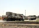 Suriye sınırına beton blok sevkiyatı