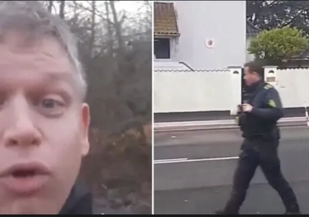 Paludan'dan bir skandal daha! İslam düşmanı rezilliklerine bir yenisini daha ekledi | Yine polis korumasında Kur’an-ı Kerim yaktı