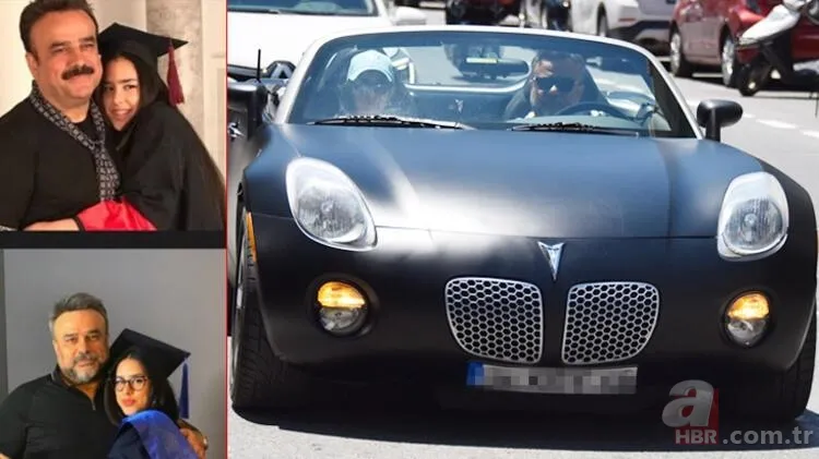 Bülent Serttaş lüks otomobiliyle şov yaptı! Kızıyla Miray’la mezuniyet turu attı 6