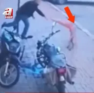 Yürek yakan görüntüler! Önce ezdiler...