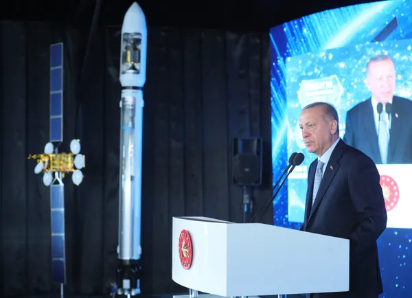 Son dakika: Başkan Erdoğan butona bastı Türksat 5B uydusu hizmete girdi! Törene Başkan Erdoğan’dan önemli açıklamalar