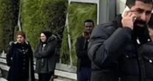 Kaza yerinde olan biteni böyle izlemiş!