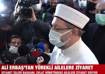 Diyanet İşleri Başkanı Prof. Dr. Ali Erbaş Diyarbakır annelerini ziyaret etti