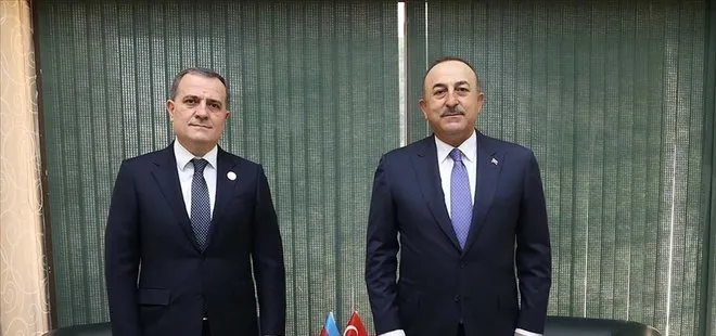 Dışişleri Bakanı Mevlüt Çavuşoğlu ile Azerbaycanlı mevkidaşı Jeyhun Bayramov arasında kritik temas