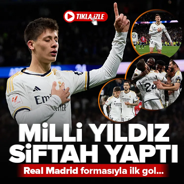 Arda Güler ilk golünü attı!