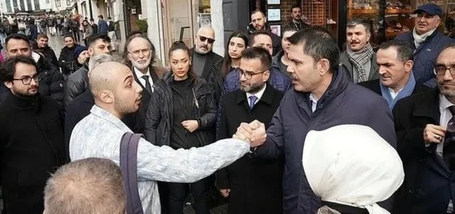 Murat Kurum’a esnaf ziyaretinde vatandaştan tam destek! CHP’ye tepki: PKK ile kol kola gezene oy yok