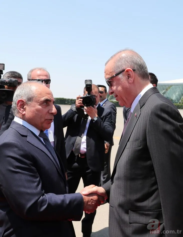 Başkan Recep Tayyip Erdoğan’ın ilk ziyareti Azerbaycan’a! İşte Azerbaycan’dan ilk kareler...