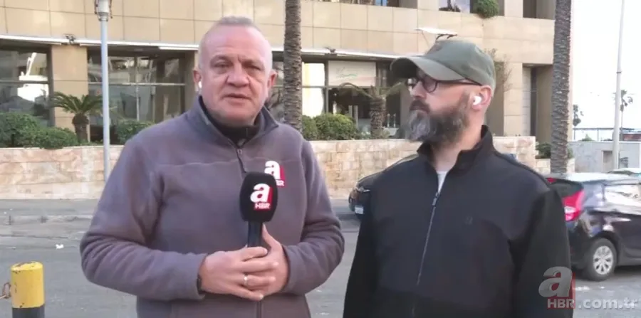 A Haber ekibi ölümden döndü! Beyrut'ta dehşet dolu anlar | Otelden görüntüler ortaya çıktı 7