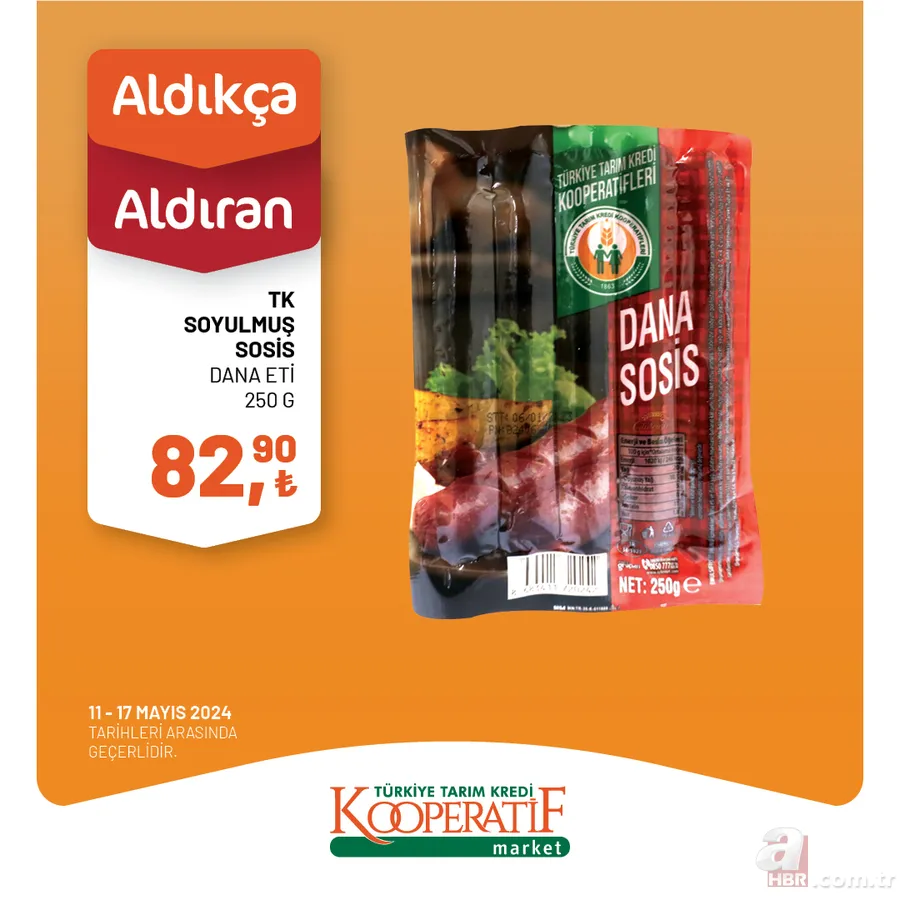 Tarım Kredi Market katalog indirimi bugün bitiyor! Dana Kıyma 147,60 TL, Beyaz Peynir 114,30 TL, Kaşar Peynir 219,00, Siyah Çay 102,90 TL’ye satılıyor 10