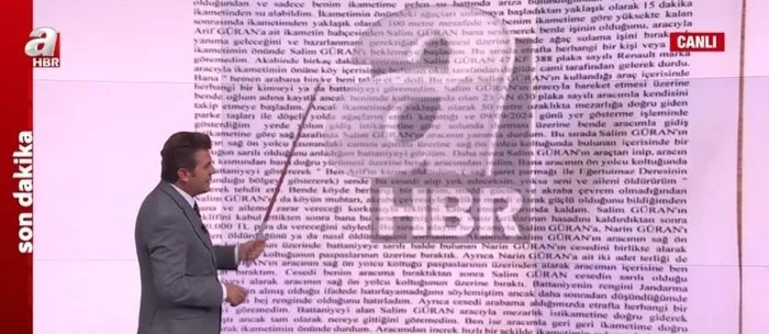 İşte Narin Güran cinayetindeki itirafçının son ifadesi! Bu belge ilk kez ve sadece A Haber’de