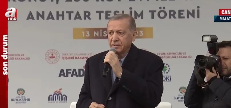 Başkan Erdoğan'dan Malatya'daki Temel Atma Töreni'nde kritik açıklamalar: 14 Mayıs'ta siyasi meftalara sandıkları mezar edin