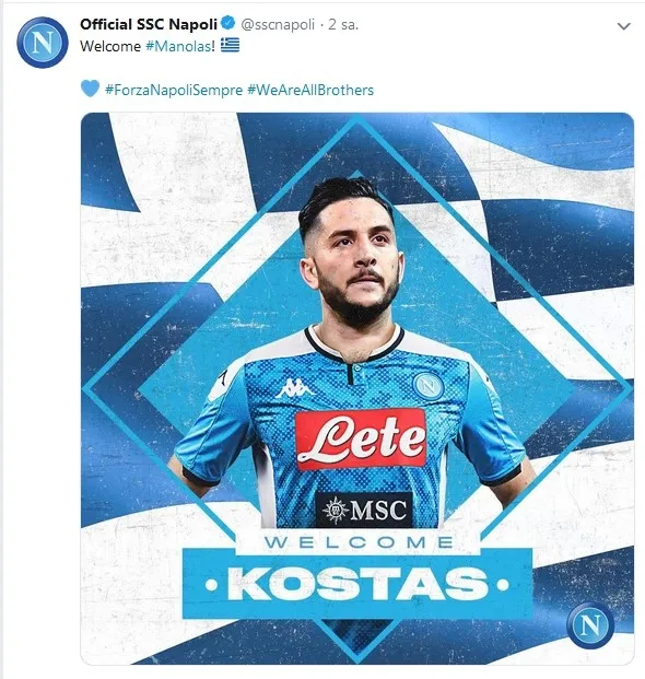 Konstantinos Manolas Napoli ile anlaştı - 1