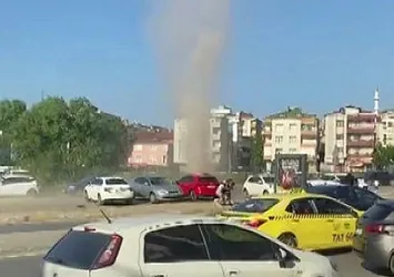 İstanbul'da hortum paniği