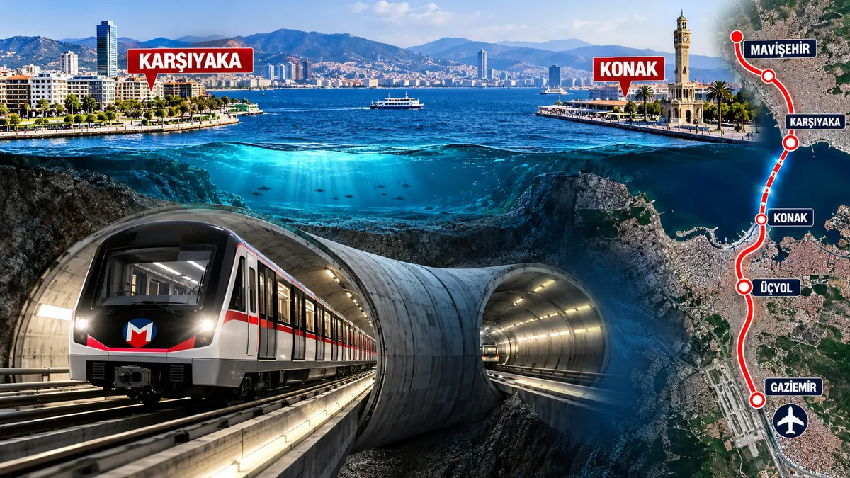 İzmir'de AK Parti devrimi! Karşıyaka ile Konak arasına tüp geçit geliyor