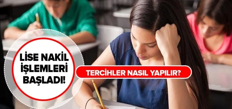 1 donem lgs lise nakil tercihleri ne