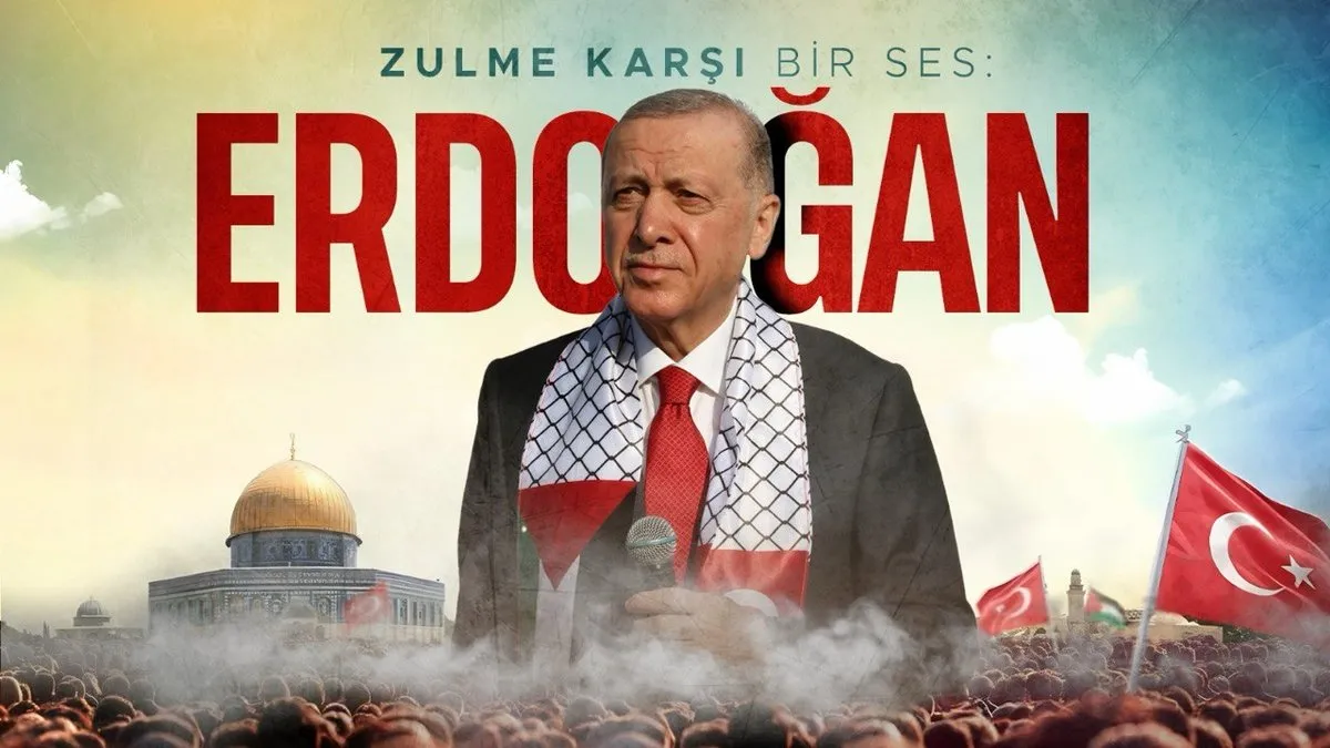 Küresel vicdanın sesi Erdoğan! #PalestinesVoiceErdogan etiketi dünyayı salladı