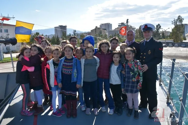 Mavi Vatan 2019 Tatbikatında yer alan savaş gemileri ziyarete açıldı