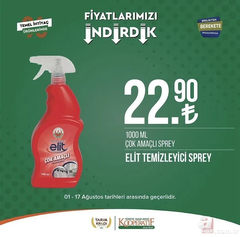 Tarım Kredi fiyatları tek tek düştü! Kooperatif Market kataloğunda yok yok! Zeytin 54.90, Taze Kaşar 159.90, Pirzola 88.90, Peynir çeşitleri 39.90 TL... 21