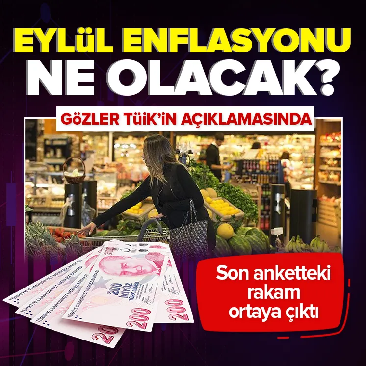 Eylül enflasyonu belli oluyor! İşte son anket...