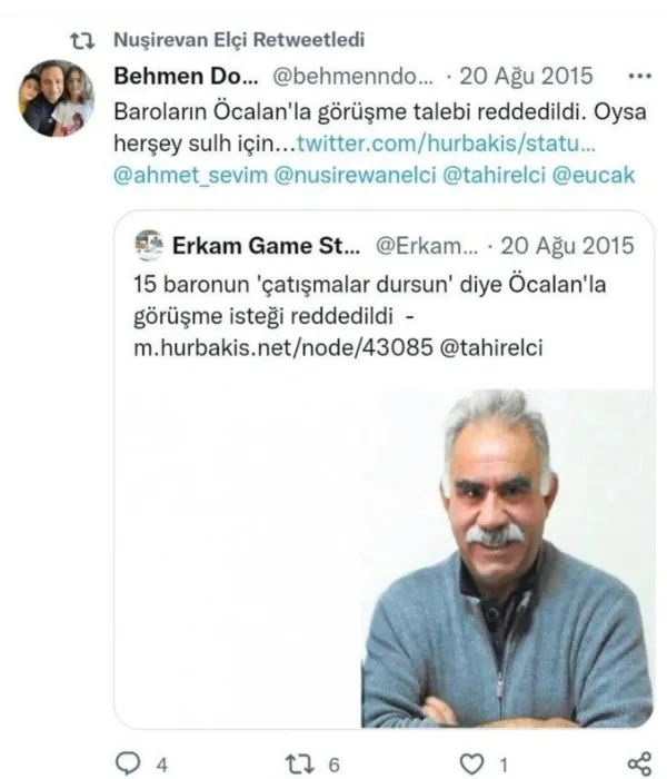 Kemal Kılıçdaroğlu'nun "has kadrosuna" bir takviye daha! Teröre destek paylaşımlarıyla bilinen Nuşirevan Elçi Kılıçdaroğlu'na başdanışman oldu - 3