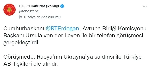 Son dakika: Başkan Erdoğan, Ursula von der Leyen ile görüştü - 1