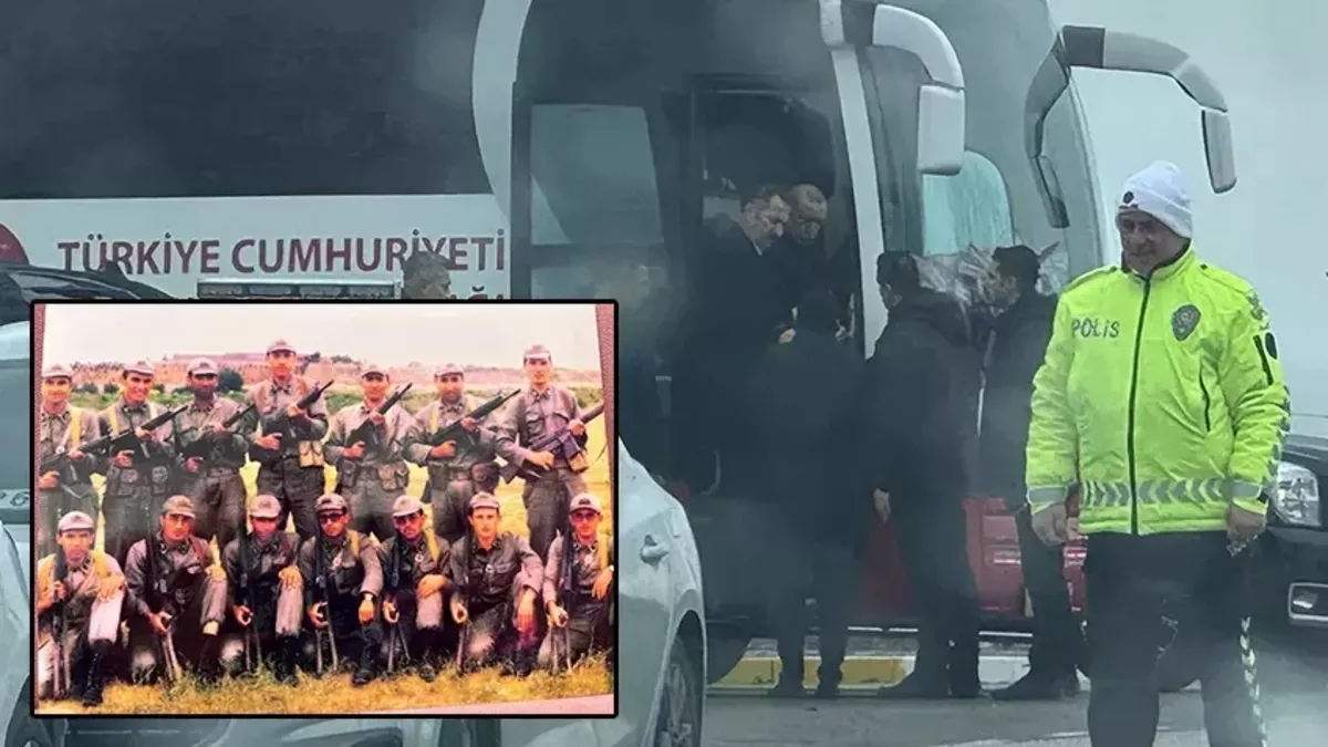Başkan Erdoğan'a askerlik fotoğrafı sürprizi