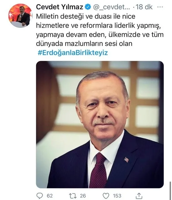 Twitter’da Başkan Erdoğan’a dev destek! Binlerce kişi #ErdoğanlaBirlikteyiz dedi