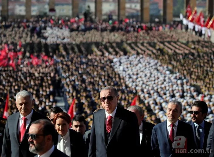İşte Başkan Erdoğan’ın Anıtkabir ziyaretinden fotoğraflar...