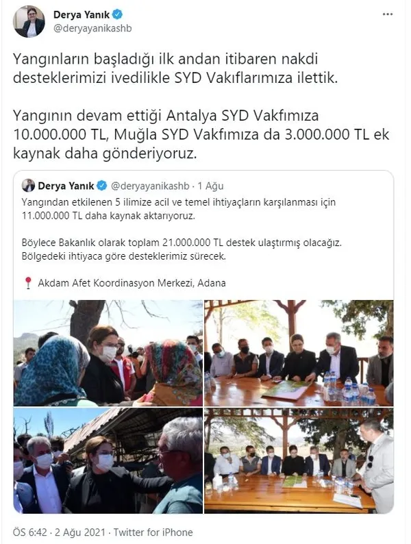 aile-ve-sosyal-hizmetler-bakani-derya-yanik-acikladi-antalya-ve-mugla-icin-13-milyon-tl-ek-kaynak-saglandi-1627920271384.jpg Aile ve Sosyal Hizmetler Bakanı Derya Yanık açıkladı: Antalya ve Muğla için 13 milyon TL ek kaynak sağlandı - 1